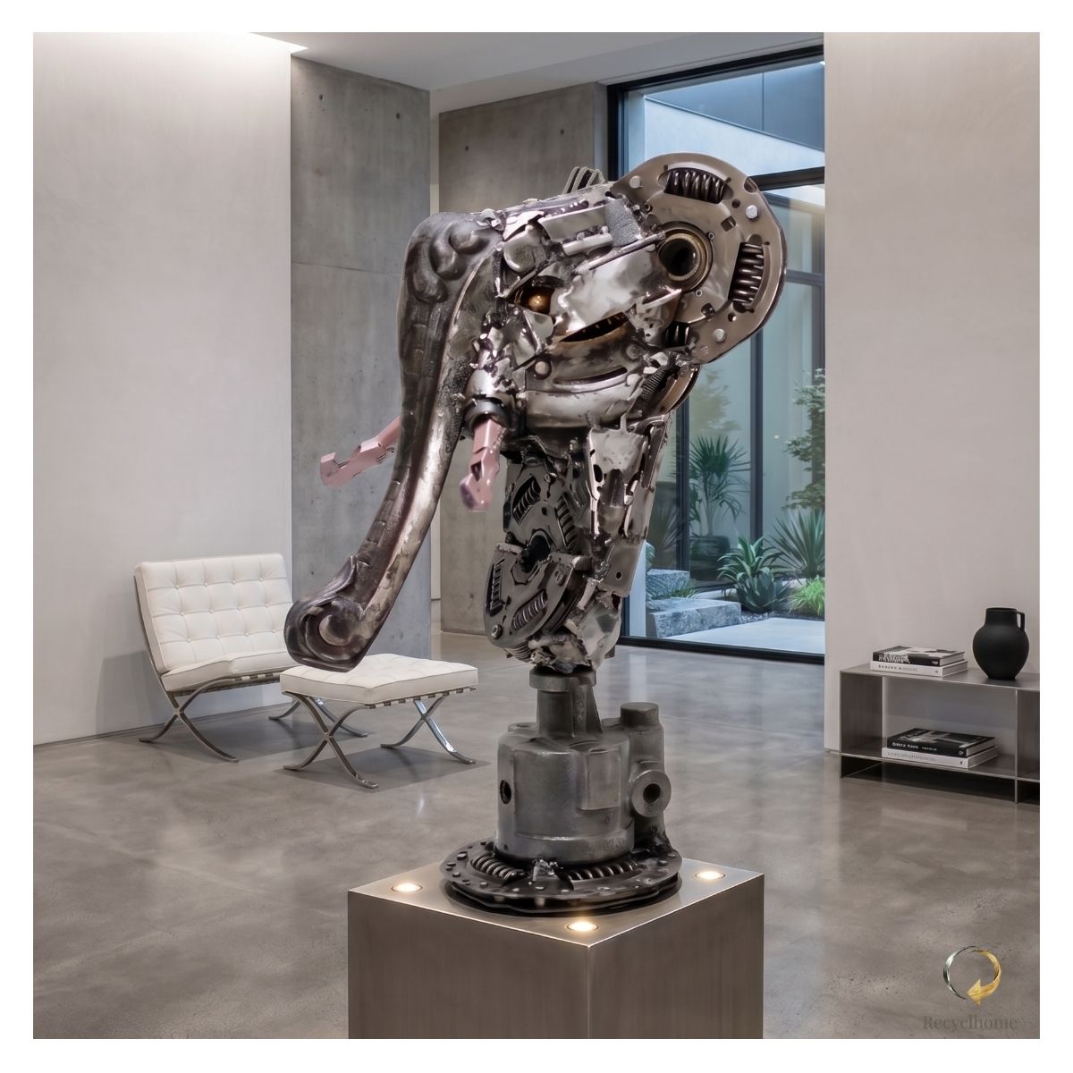 Le Buste limonadier éléphant