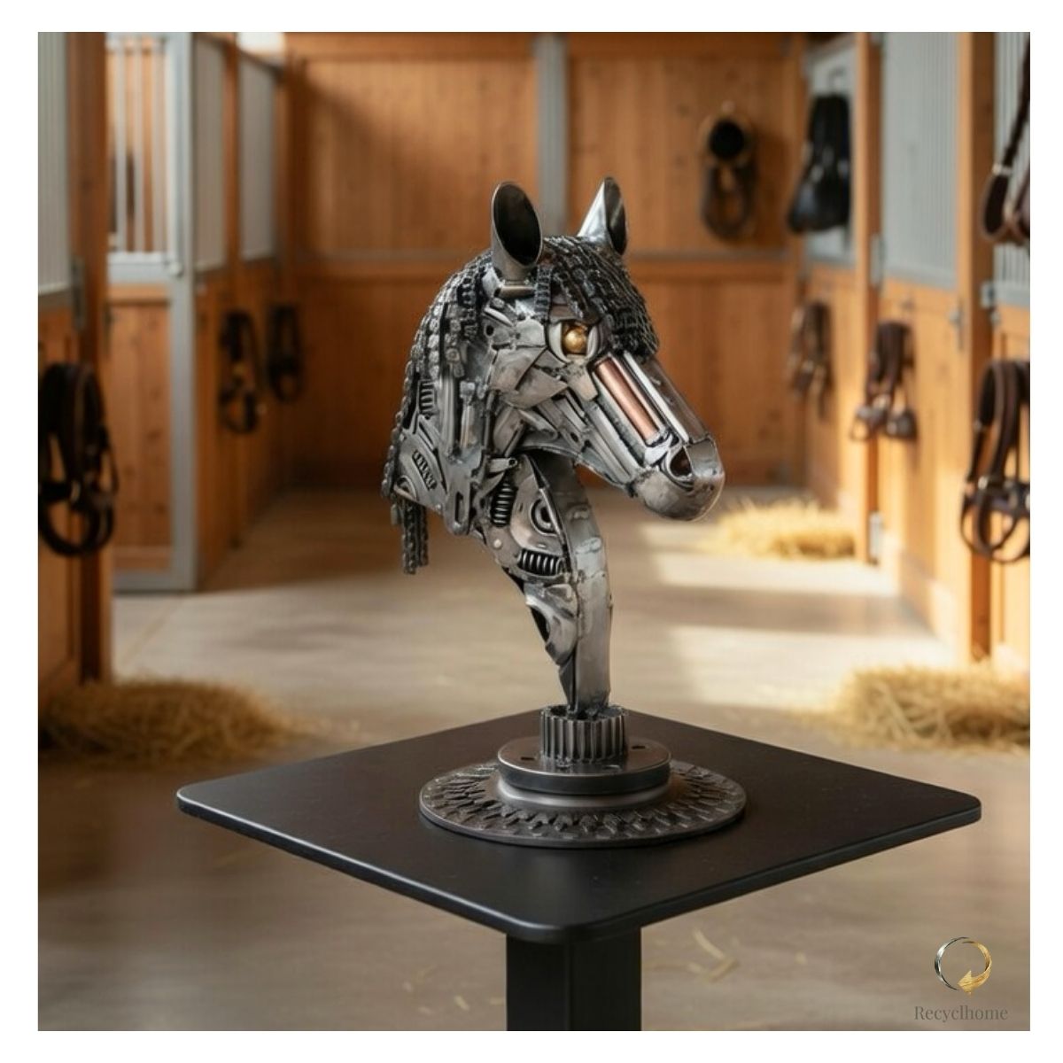 Le Buste du cheval et son mécanisme
