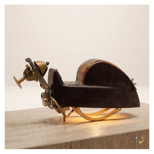 Escar hors-bord, luminaire en métal recyclé fait main par Recyclhome